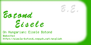 botond eisele business card